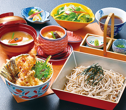 かに天重ランチ
