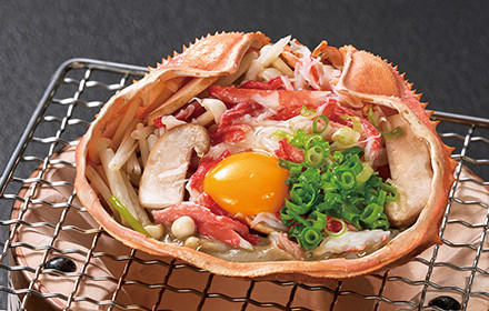 かに味噌甲羅焼き