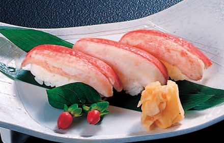生ずわい蟹握り
